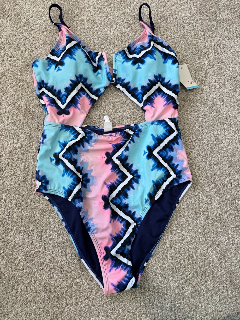 NWT SO Cutout One Piece Swimsuit